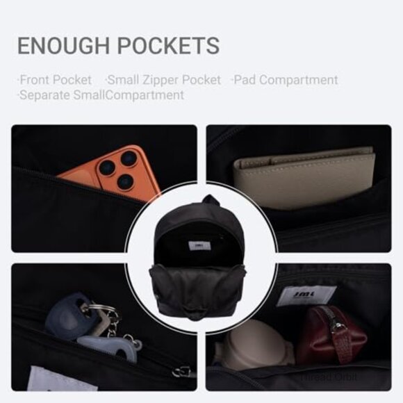 Small Nylon Backpack Purse with Adjustable Strap for Women main image 5